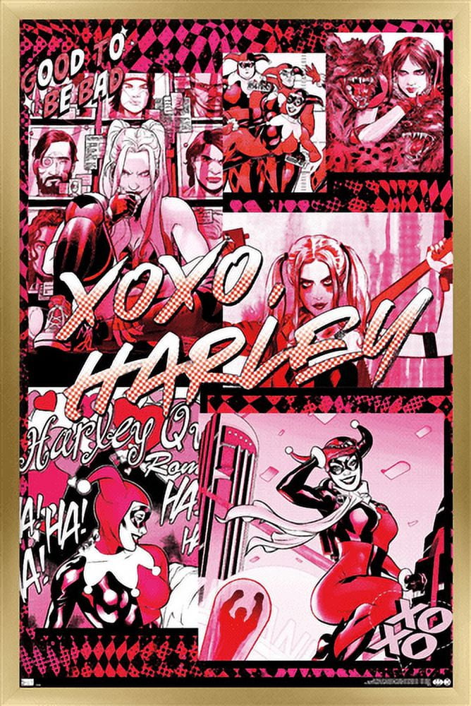 DC Comics Harley Quinn Good To Be Bad Wall Poster, 22.375" x 34