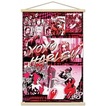 DC Comics - Harley Quinn - Good To Be Bad Wall Poster with Wooden Magnetic Frame, 22.375" x 34"