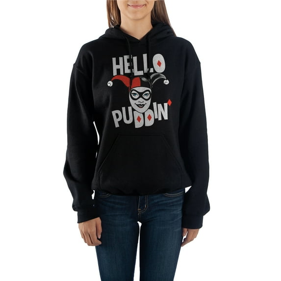 DC Comics Harley Quinn Hoodie Sweatshirt-Medium