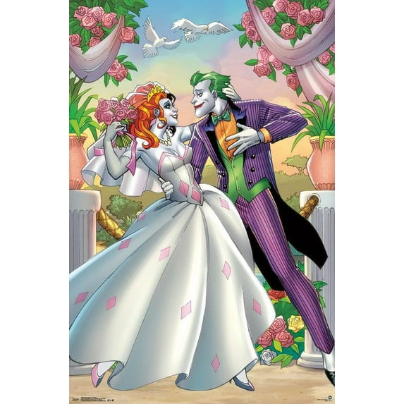 DC Comics - Harley Quinn - Romance Wall Poster, 22.375" x 34"