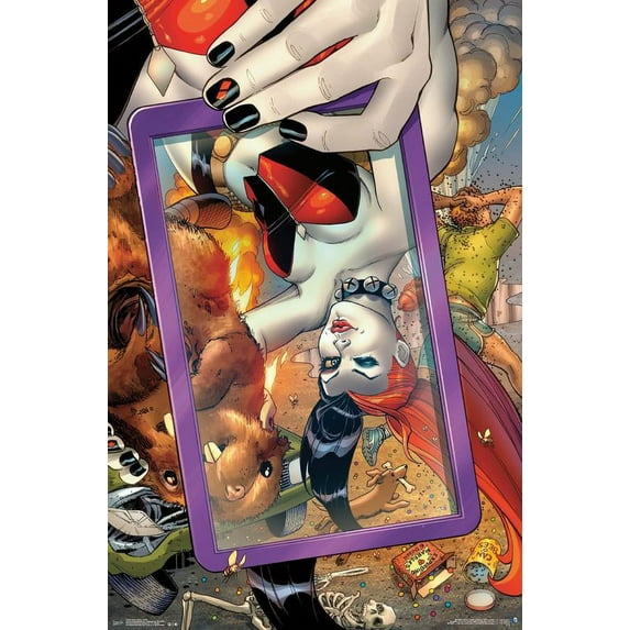 DC Comics - Harley Quinn - Selfie Wall Poster, 22.375" x 34"
