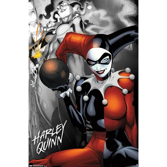 DC Comics Harley Quinn - The Bomb Wall Poster, 22.375" x 34"