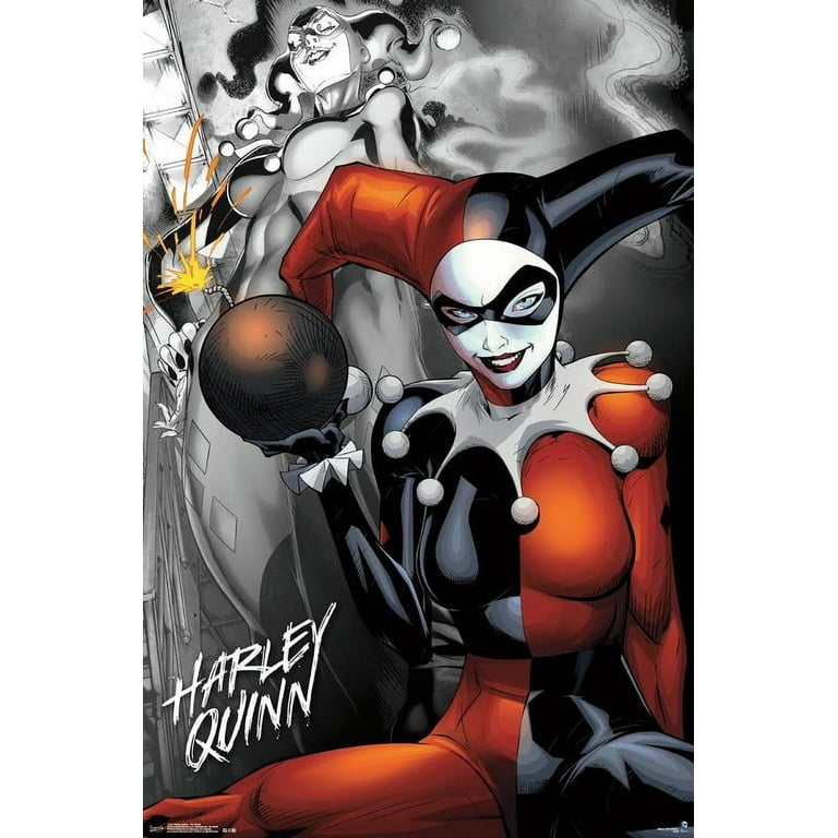 DC Comics Harley Quinn The Bomb Wall Poster, x 34