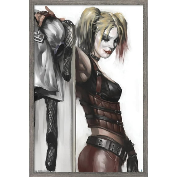 DC Comics - Harley Quinn Wall Poster, 14.725" x 22.375", Framed