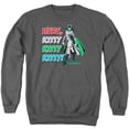 thumbnail image 1 of DC Comics Here Kitty Adult Crewneck Sweatshirt Charcoal, 1 of 1