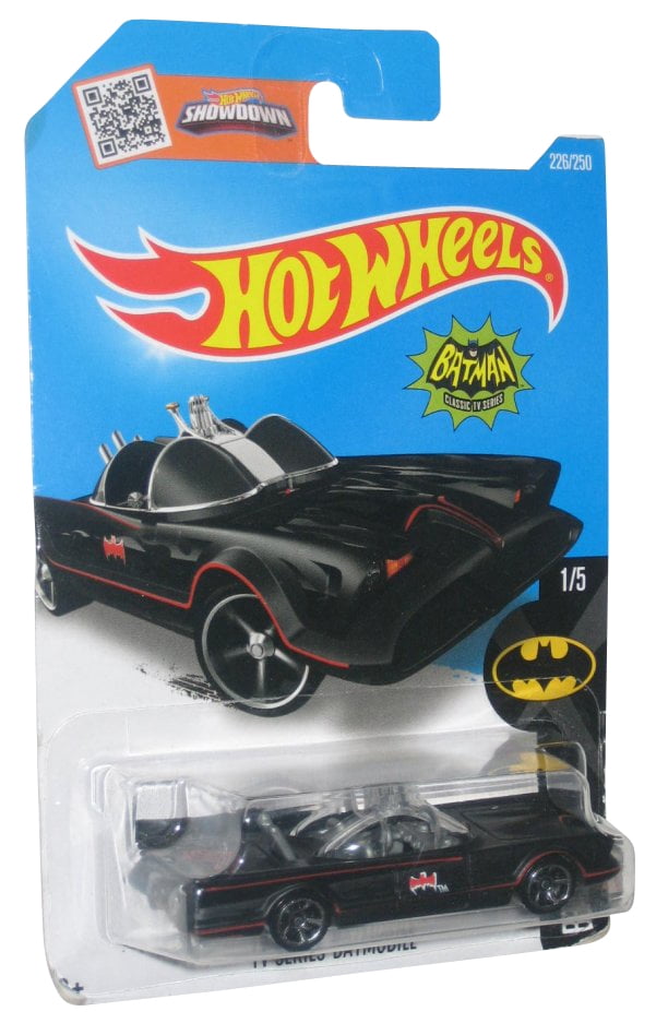 DC Comics Hot Wheels Batman Classic TV Series (2015) Black Batmobile Toy Car 226/250