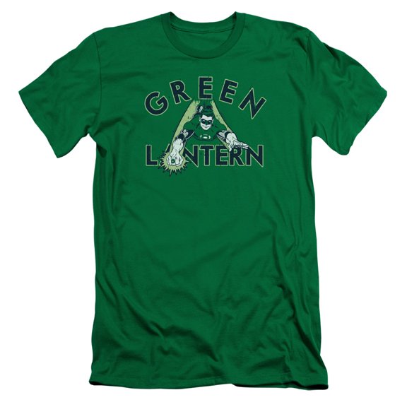 DC Comics In Flight S/S Adult 30/1 T-Shirt-Kelly Green