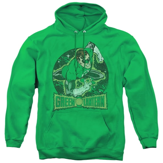 DC Comics In The Spotlight Adult Pullover Hoodie Sweatshirt Kelly Green