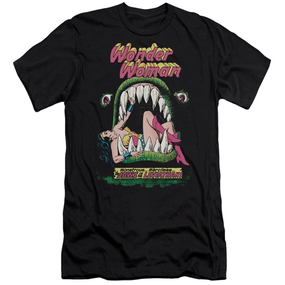 DC Comics Jaws S/S Adult 30/1 T-Shirt Black