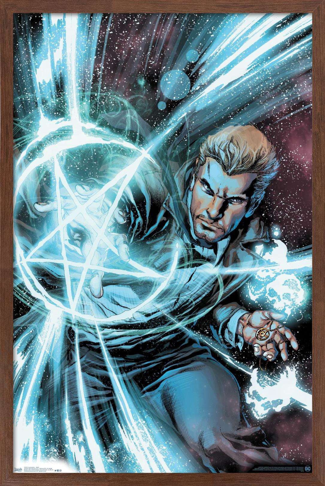 DC Comics - John Constantine - Spell Wall Poster, 14.725" x 22.375", Framed