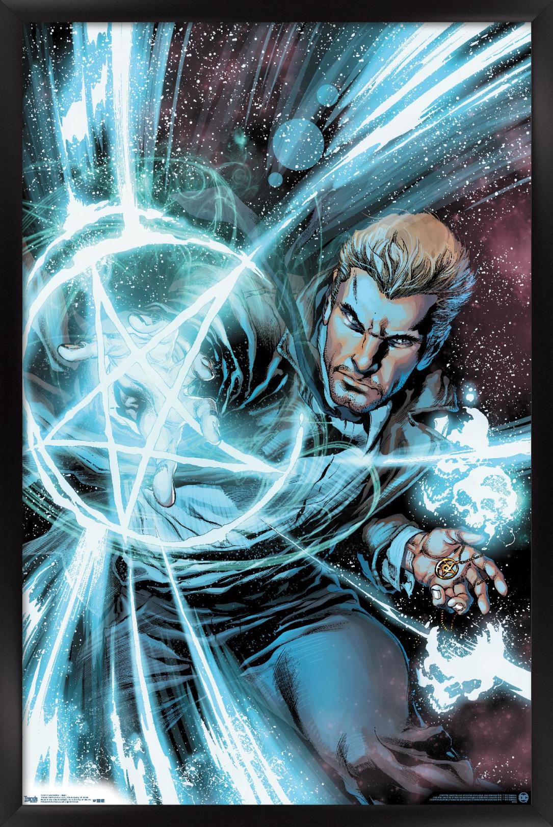 DC Comics - John Constantine - Spell Wall Poster, 22.375" x 34", Framed