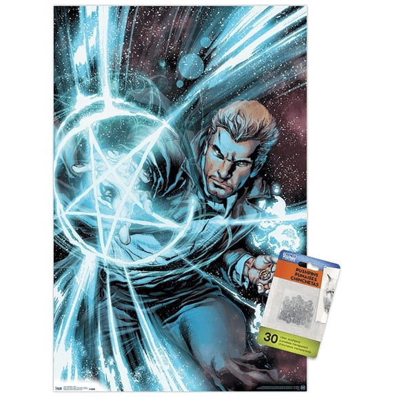 DC Comics - John Constantine - Spell Wall Poster with Push Pins, 14.725" x 22.375"