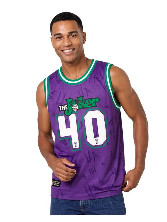 DC Comics Joker Basketball Jersey #40 Men's Sleeveless Tank Top
