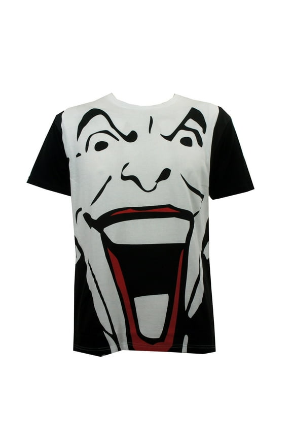 DC Comics Joker Men's Color Block Logo T-Shirt White S