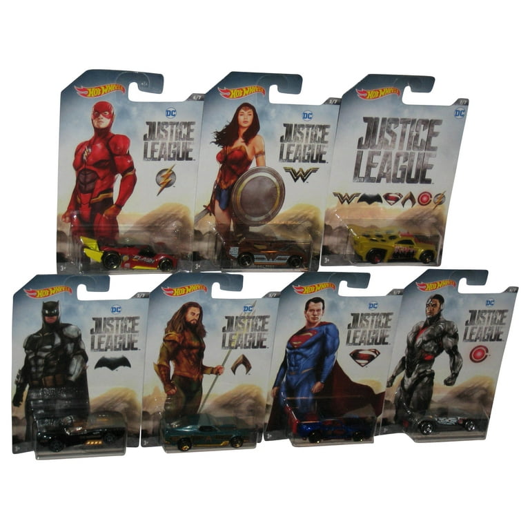 DC Comics Justice League (2017) Hot Wheels Toy Car Set - (Superman
