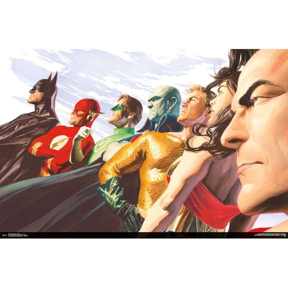 DC Comics - Justice League - Alex Ross - Portrait Wall Poster, 22.375" x 34"