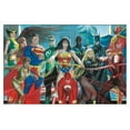 thumbnail image 1 of DC Comics - Justice League - Alex Ross - The Elite Wall Poster, 14.725" x 22.375", Framed, 1 of 5