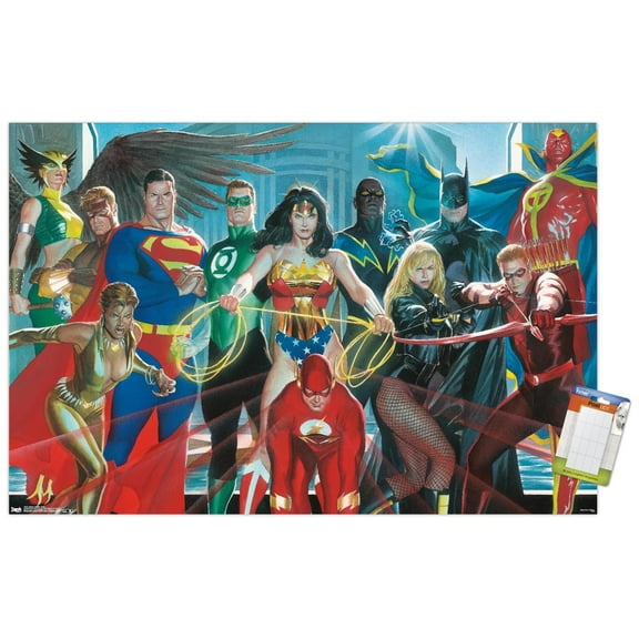 DC Comics - Justice League - Alex Ross - The Elite Wall Poster, 14.725" x 22.375"