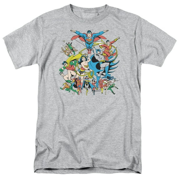 DC Comics Justice League Assemble Mens Short Sleeve Shirt