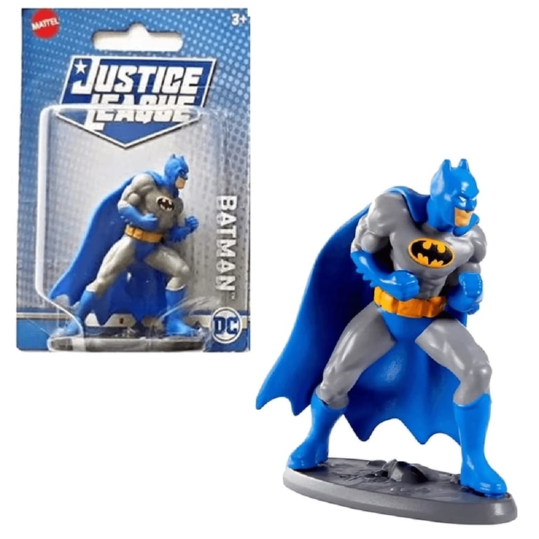 DC Comics Justice League Batman Action Figure, 3 in Blue/Grey