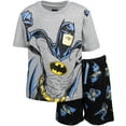 thumbnail image 1 of DC Comics Justice League Batman Little Boys T-Shirt and French TerryShorts Outfit Set Toddler to Big Kid, 1 of 5