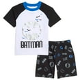 thumbnail image 1 of DC Comics Justice League Batman Little Boys T-Shirt and Shorts Outfit Set Toddler to Big Kid, 1 of 4