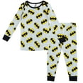 thumbnail image 1 of DC Comics Justice League Batman Pajama Shirt and Pants Sleep Set Logo Infant to Toddler, 1 of 5