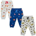 thumbnail image 1 of DC Comics Justice League Batman Superman The Flash Newborn Baby Boys 3 Pack Jogger Pants Newborn to Infant, 1 of 5