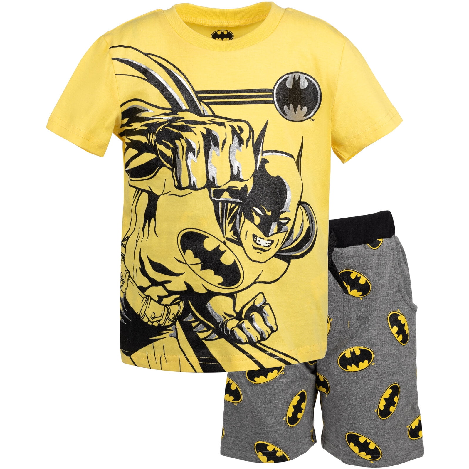 Batman T-Shirt & Shorts Set Für Jungen - Athletic Performance Outfit