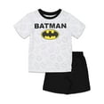 thumbnail image 1 of DC Comics Justice League Batman T-Shirt and Shorts Outfit Set Toddler to Little Kid, 1 of 3