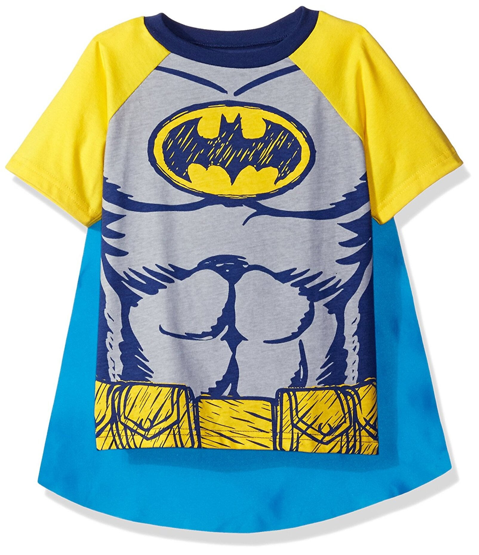 DC Comics Justice League Batman Toddler Boys Cosplay T Shirt and Cape Toddler to Little Kid Walmart