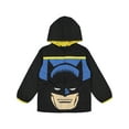 thumbnail image 1 of DC Comics Justice League Batman Toddler Boys Windbreaker Jacket Toddler to Little Kid, 1 of 5