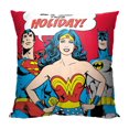 thumbnail image 1 of The Northwest 1JUS-69500-0002-OOF 18 x 18 in. Warner Bros. Justice League Be A Holiday Hero Throw Pillow, 1 of 2
