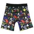 thumbnail image 1 of DC Comics Justice League Boxers Briefs Men's Superhero Scenes Comic Panel Tight Fit Underwear, 1 of 5