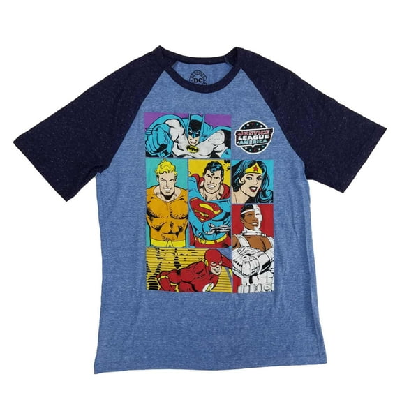 DC Comics Justice League Of America Mens Batman Wonder Woman Superman T-Shirt