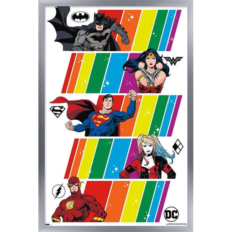 Poster Comics Justice League - Super Héros - Déco Murale