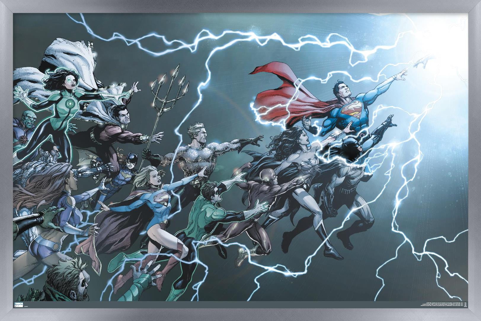 DC Comics - Justice Wall Poster, x League - 14.725\