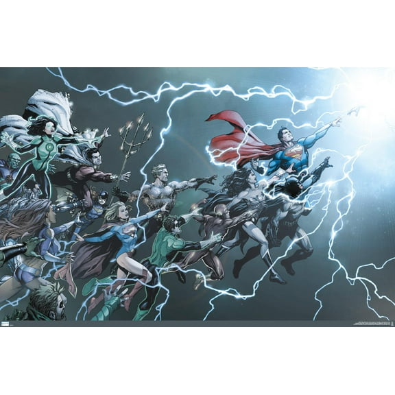 DC Comics - Justice League - Rebirth #1 Wall Poster, 22.375" x 34"
