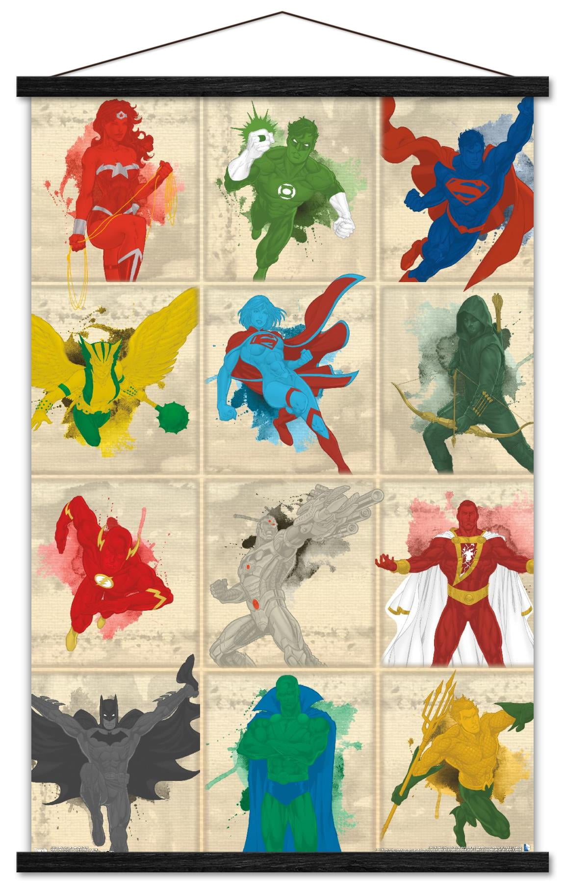 DC Comics - Jtice League - Simplistic Grid
