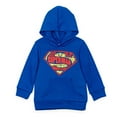 thumbnail image 1 of DC Comics Justice League Superman Little Boys Fleece Pullover Hoodie Toddler to Big Kid, 1 of 5