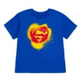 thumbnail image 1 of DC Comics Justice League Superman T-Shirt Logo Toddler to Big Kid, 1 of 5