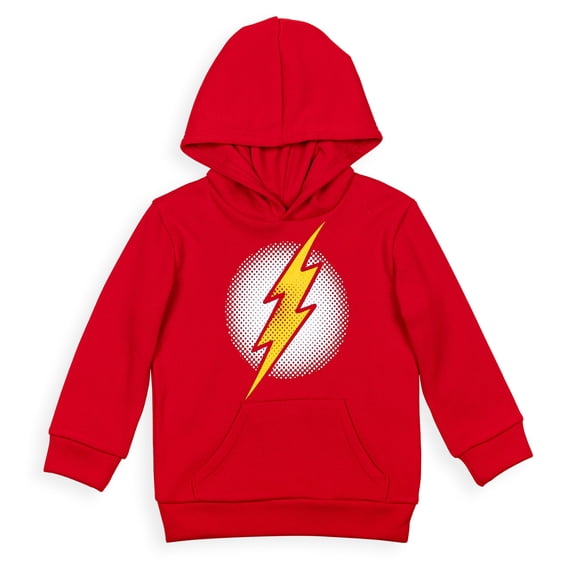 DC Comics Justice League The Flash Toddler Boys Fleece Pullover Hoodie Toddler to Big Kid