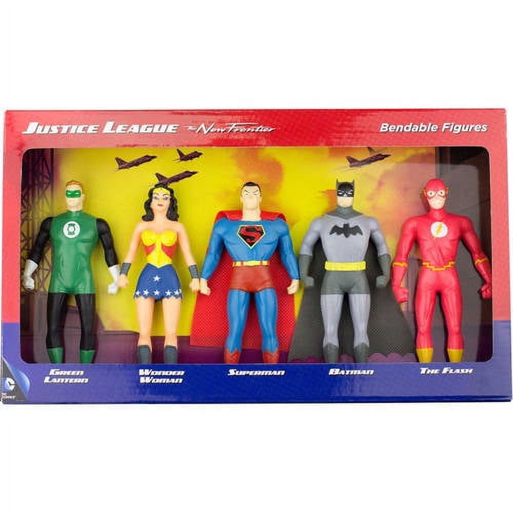 DC Comics Justice League: The New Frontier 5-Piece Bendable Figure