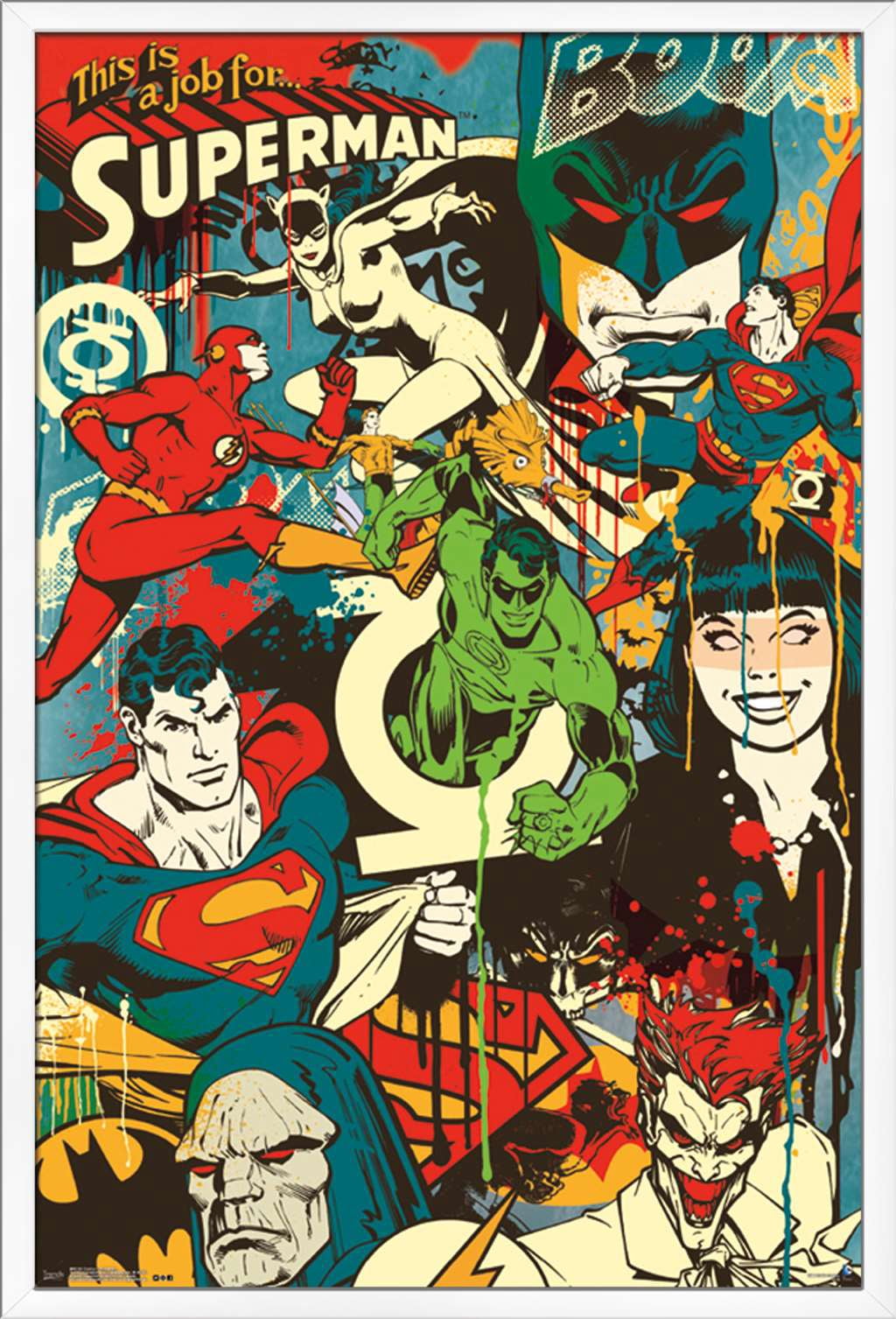 DC Comics - Justice League - This Looks Like A Job Wall Poster, 22.375" x 34", Framed