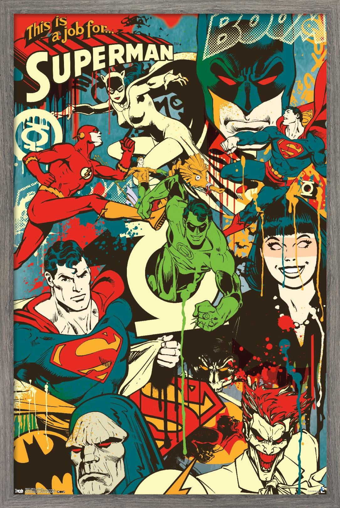 DC Comics - Justice League - This Looks Like A Job Wall Poster, 22.375" x 34" Framed