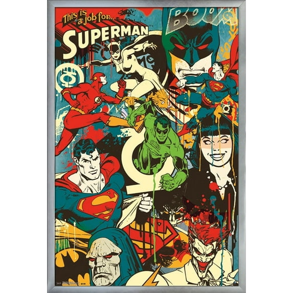 DC Comics - Justice League - This Looks Like A Job Wall Poster, 22.375" x 34", Framed
