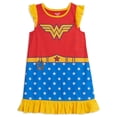 thumbnail image 1 of DC Comics Justice League Wonder Woman Toddler Girls Gown and Cape Toddler to Little Kid, 1 of 5