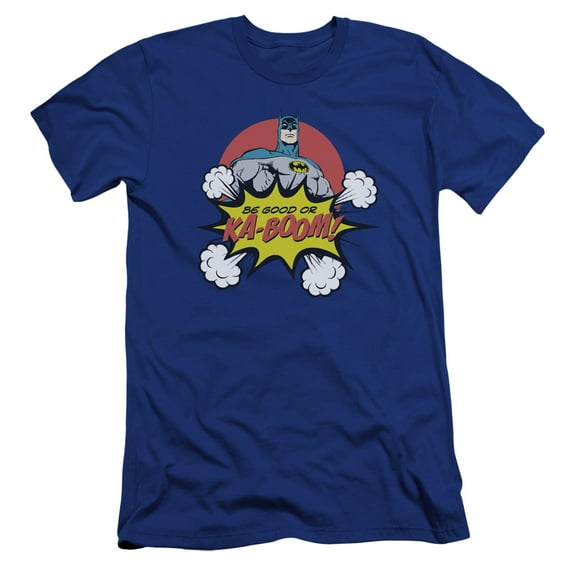 DC Comics Kaboom Premium Canvas Adult Slim Fit 30/1 T-Shirt Royal Blue