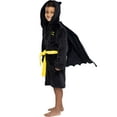 thumbnail image 1 of DC Comics Kids' Superhero Fleece Hooded Robe Character Bathrobe Lounge, 1 of 6