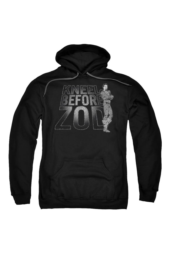 DC Comics Kneel Zod Adult Pullover Hoodie Sweatshirt Black